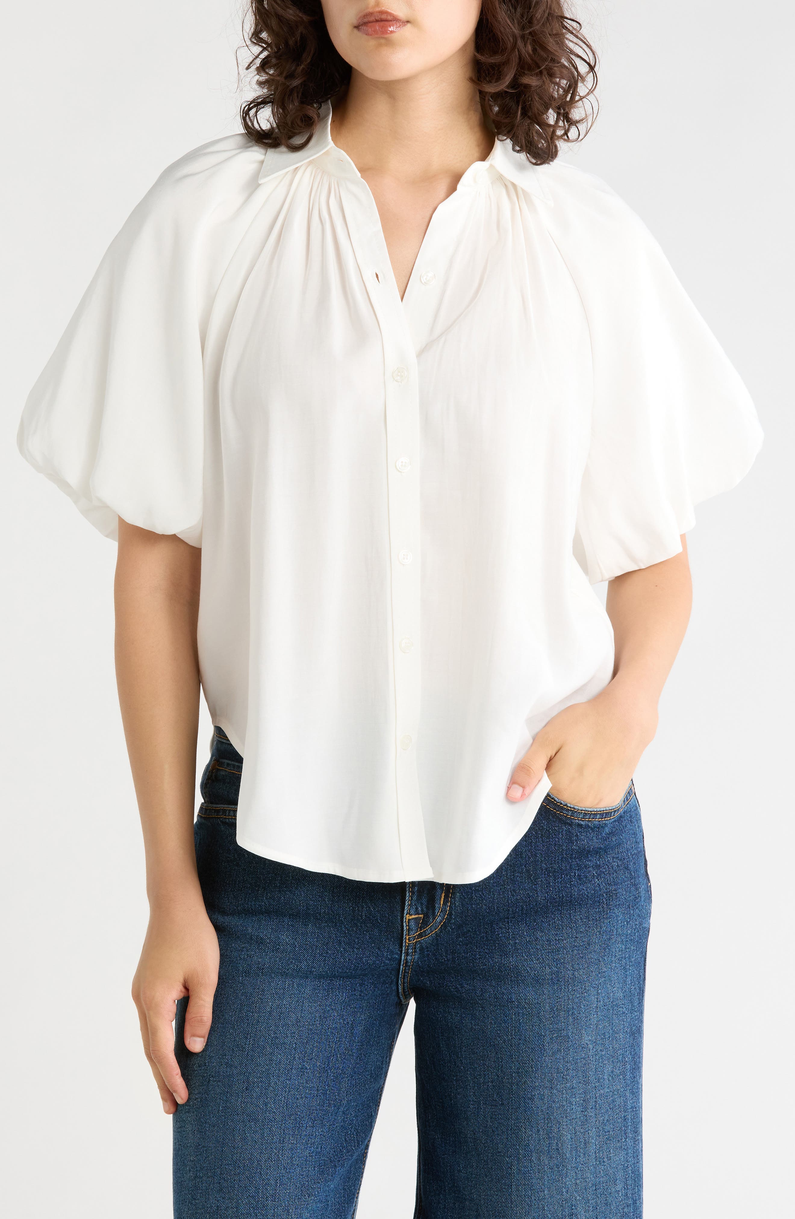 Bubble Sleeve BF Shirt