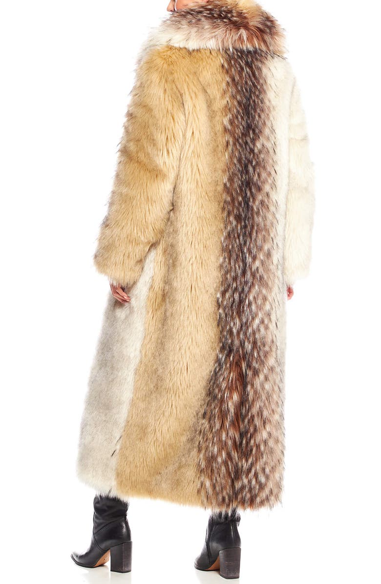 DONNA SALYERS FABULOUS FURS Longline Faux Fur Coat, Alternate, color, 