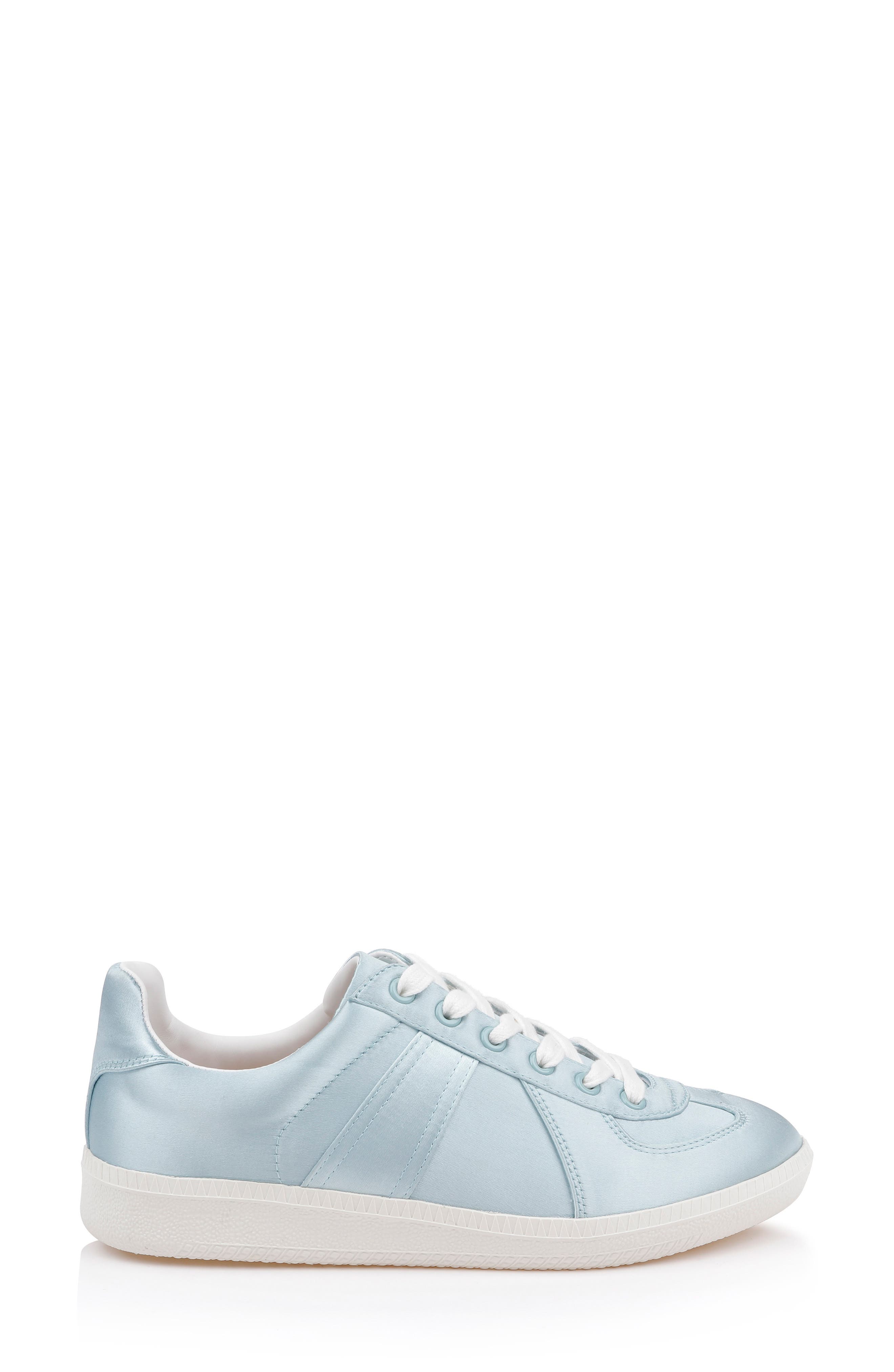 Imara Sneaker, Alternate, color, MIST BLUE SATIN