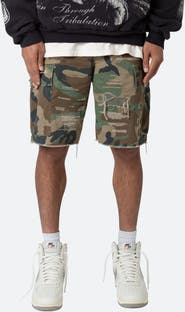 mnml Distressed Cargo Shorts