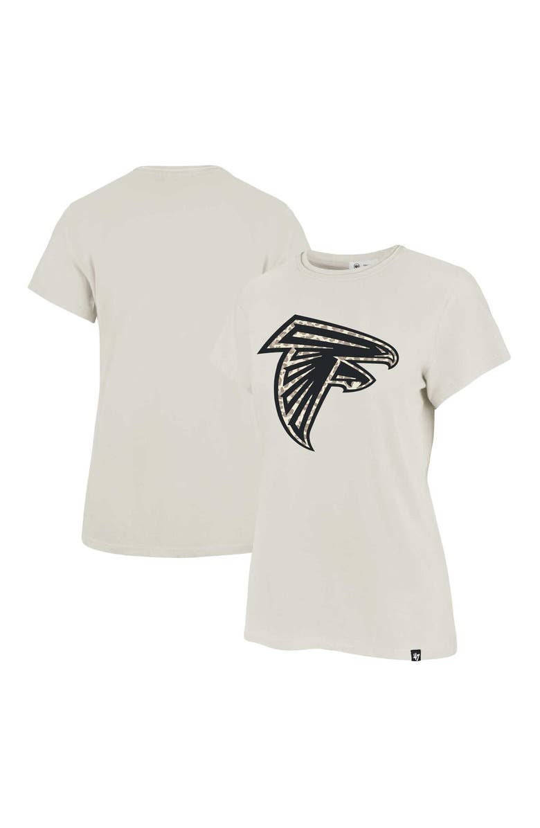 '47 Women's '47 Cream Atlanta Falcons Panthera Frankie T-Shirt, Main, color, 