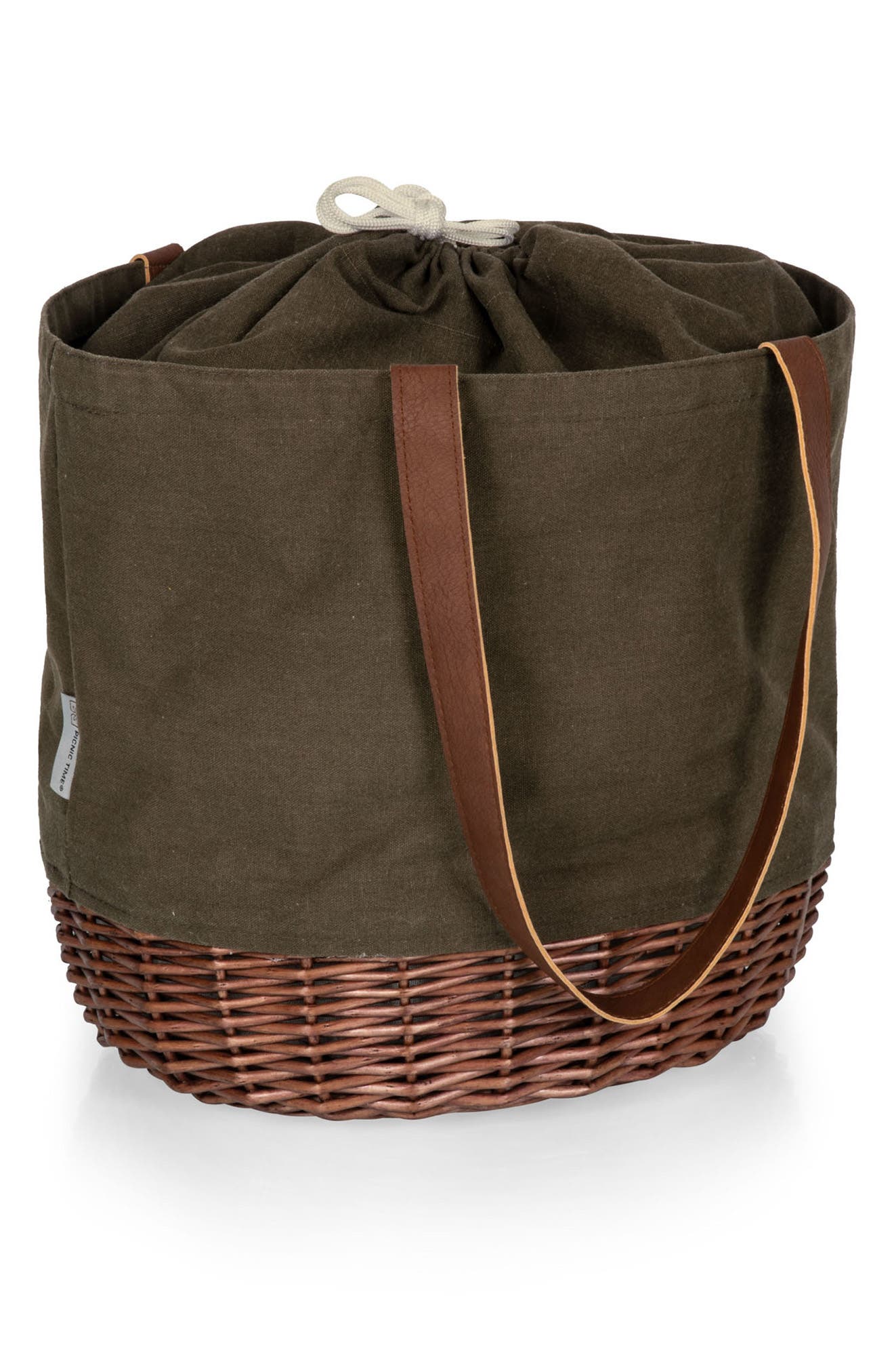 Coronado Basket Tote, Alternate, color, GREEN