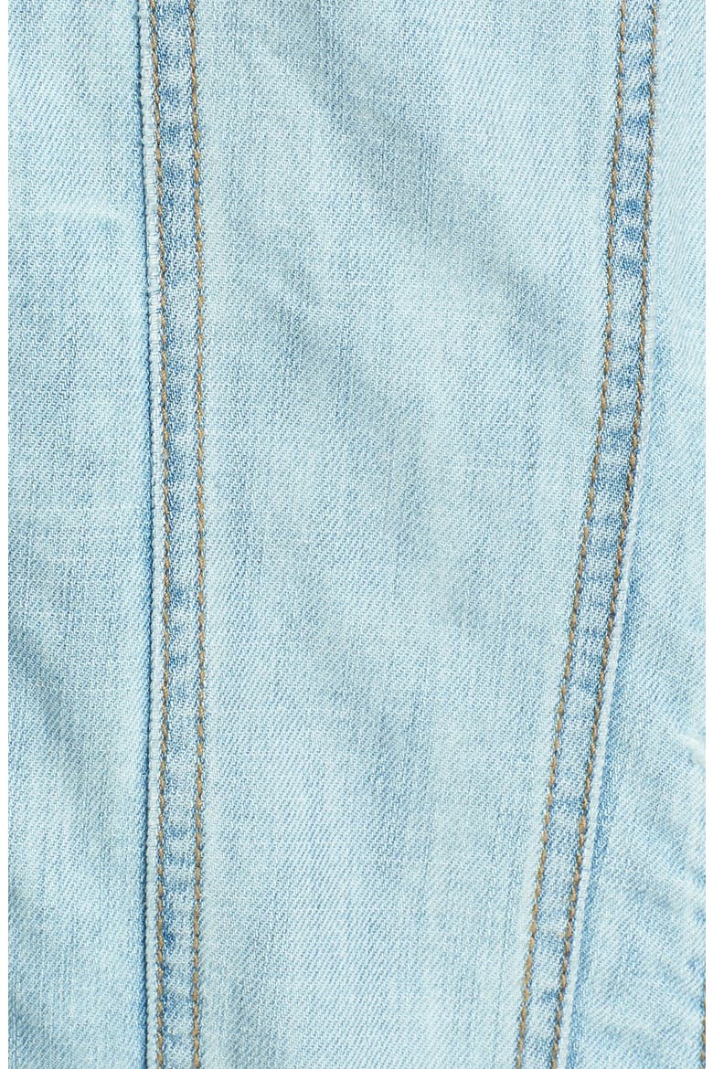 Oversized Denim Jacket, Alternate, color, MEDIUM LIGHT WASH