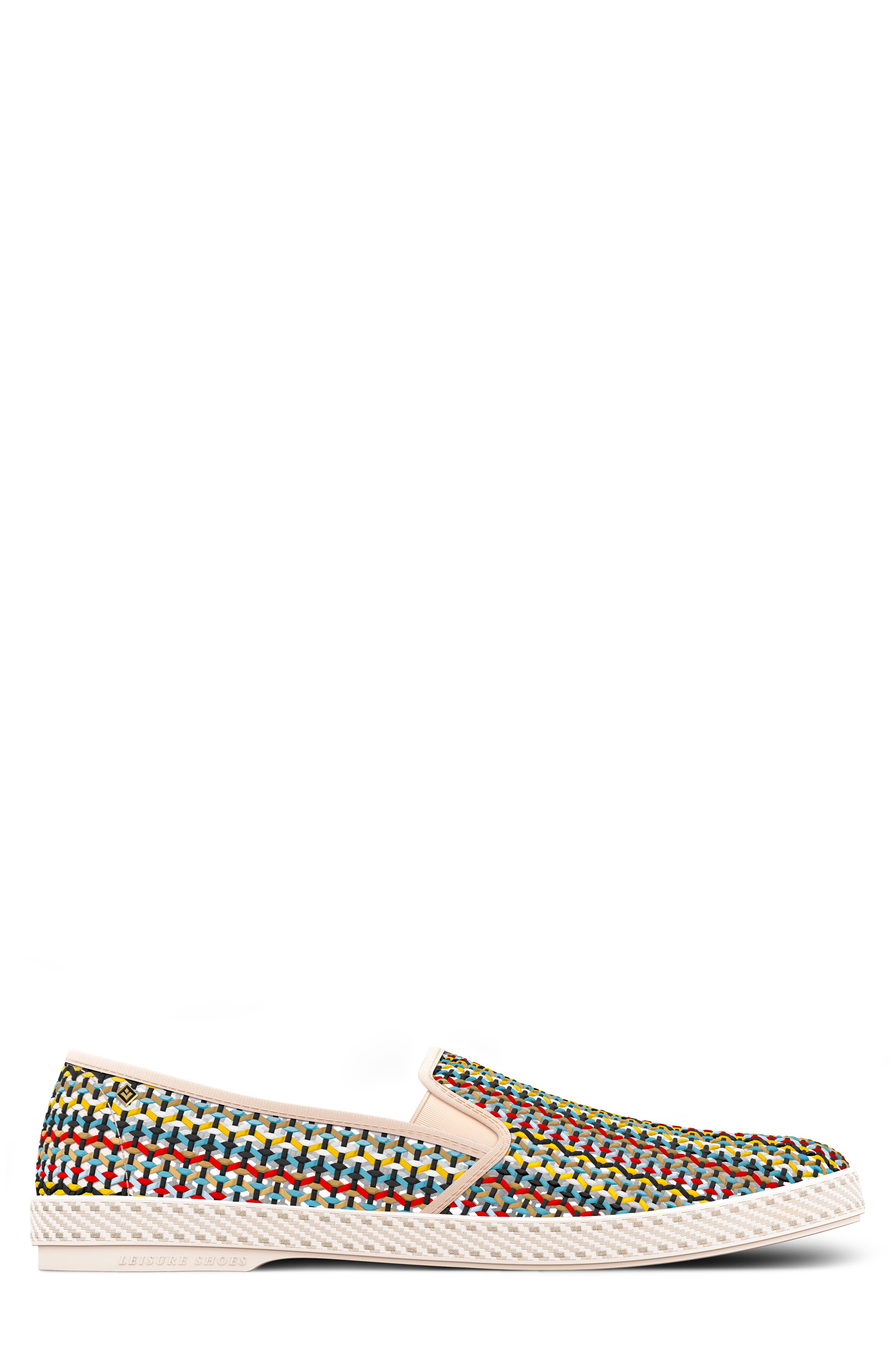 Lord Slip-On Sneaker, Alternate, color, ZELCO RED/ YELLOW/ BLUE/ WHITE