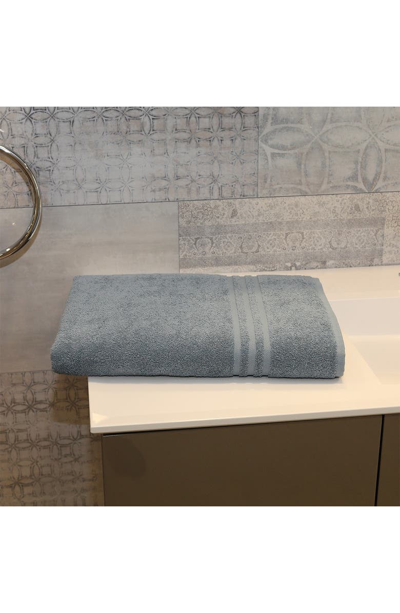 Linum Home Textiles Denzi Bath Sheet - Denzi Blue, Alternate, color, Denzi Blue