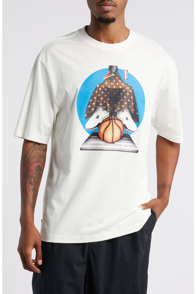 x Darien Birks Artist Series Cotton Graphic T-Shirt, Main, color, SAIL