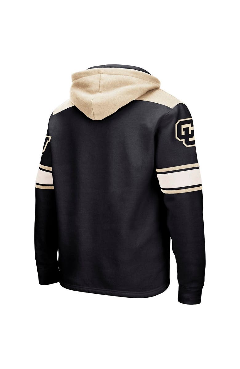 COLOSSEUM Men's Colosseum Black Colorado Buffaloes 2.0 Lace-Up Hoodie, Alternate, color, Black