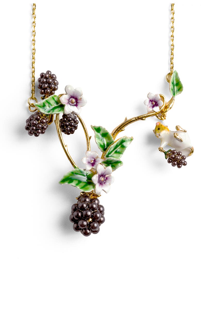 Bill Skinner Studio Blackberry and Mouse Necklace, Main, color, Blackberry & Mouse