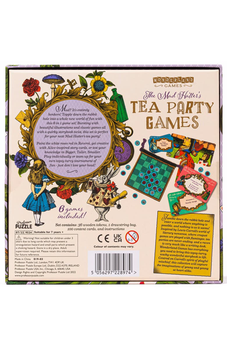 Professor Puzzle Mad Hatter'S Tea Party Games, Alternate, color, Multicolored