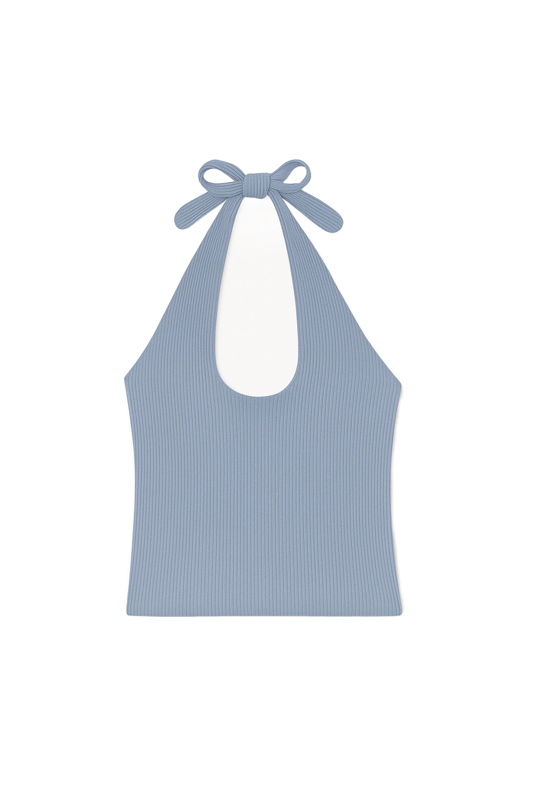 Pauline Halter Top, Main, color, VINTAGE BLUE