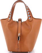 Pre-Owned Hermes Picotin Lock Bag Tressage Epsom PM
