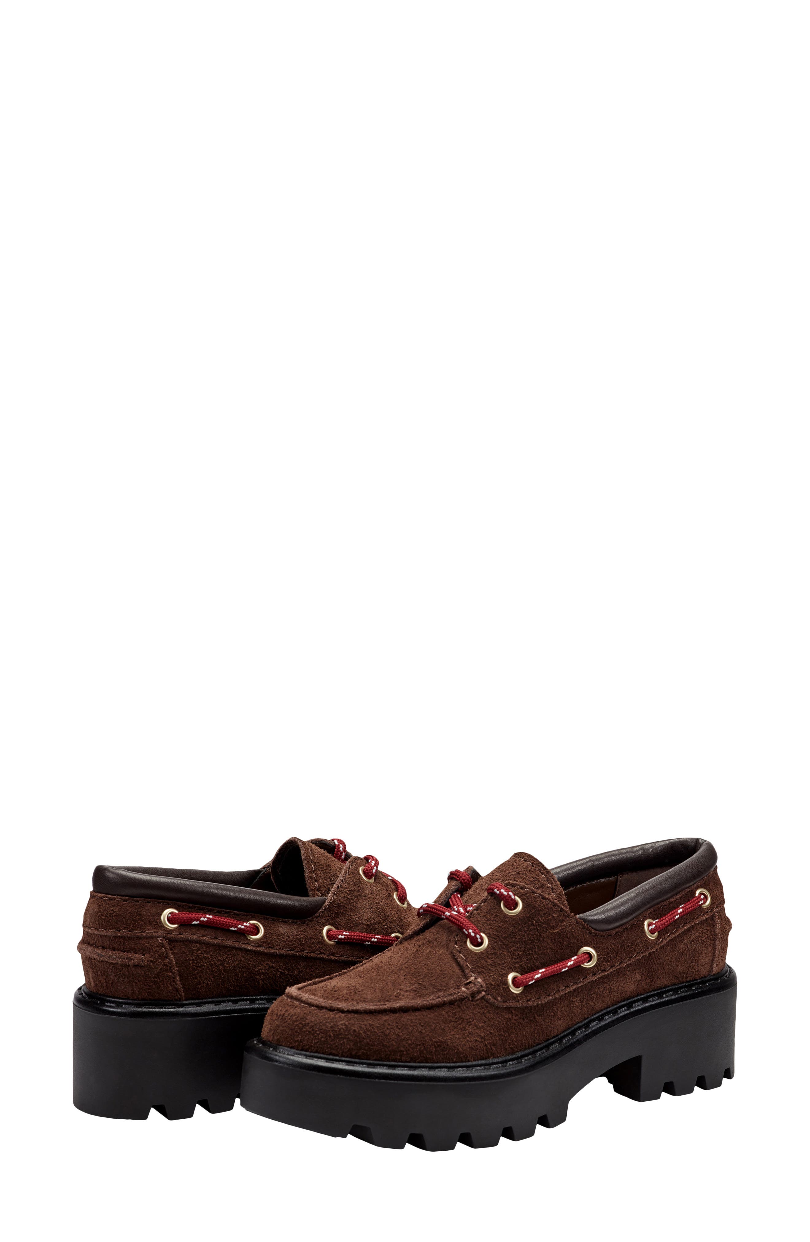 Marc Fisher LTD Peyten Lug Sole Loafer, Alternate, color, Dark Brown