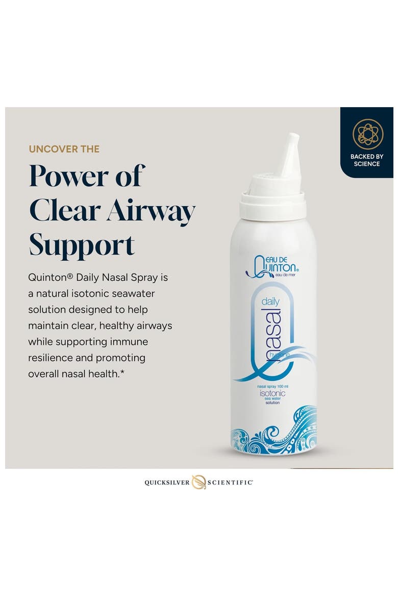 Daily Isotonic Saline Seawater Nasal Spray, Alternate, color, None