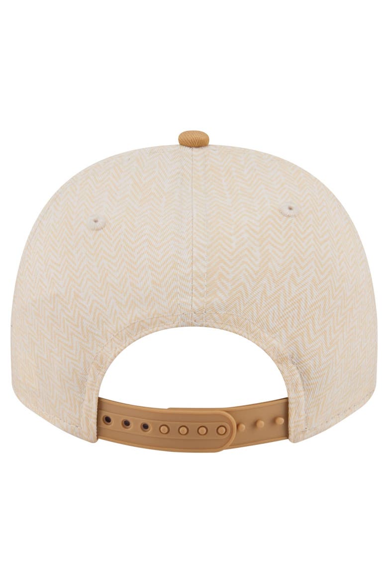 Men's New Era  Cream Chicago White Sox Herringbone 9FIFTY A-Frame Snapback Hat, Alternate, color, Cream