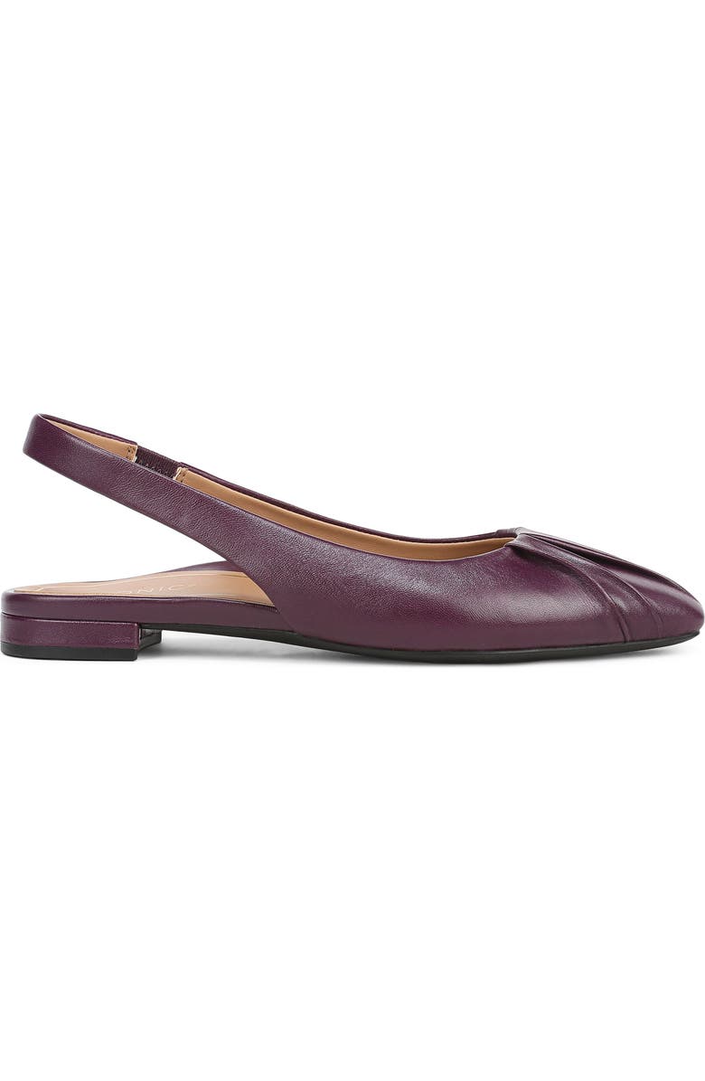 Vionic Gabriella Slingback Flat, Alternate, color, Winter Plum Leather