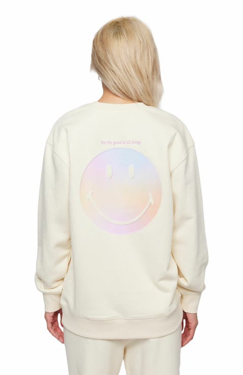 Smiley Radiate Happiness Crewneck