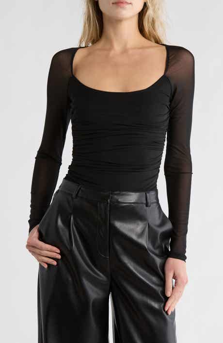 AFRM LOS ANGELES Archie Ruched Long Sleeve Top