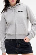 BDG Urban Outfitters Shrunken Zip Hoodie