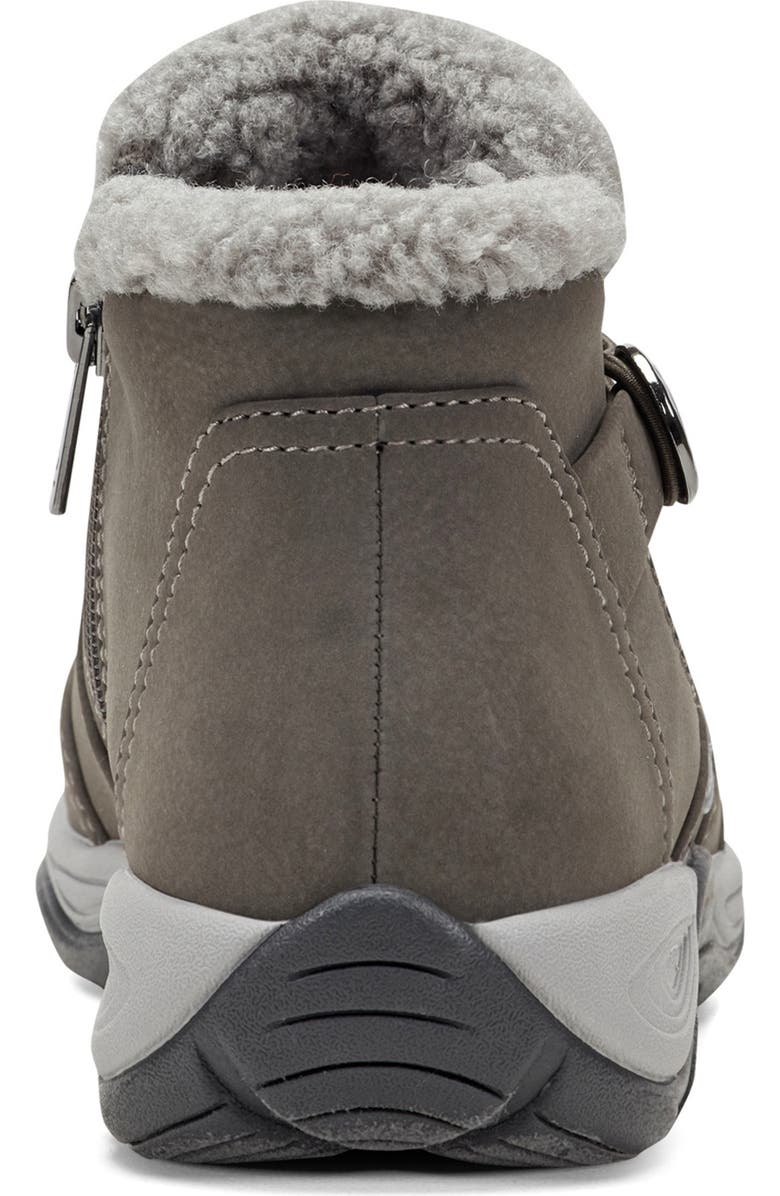 Easy Spirit Erique Water Repellent Faux Shearling Lined Bootie, Alternate, color, Dark Grey