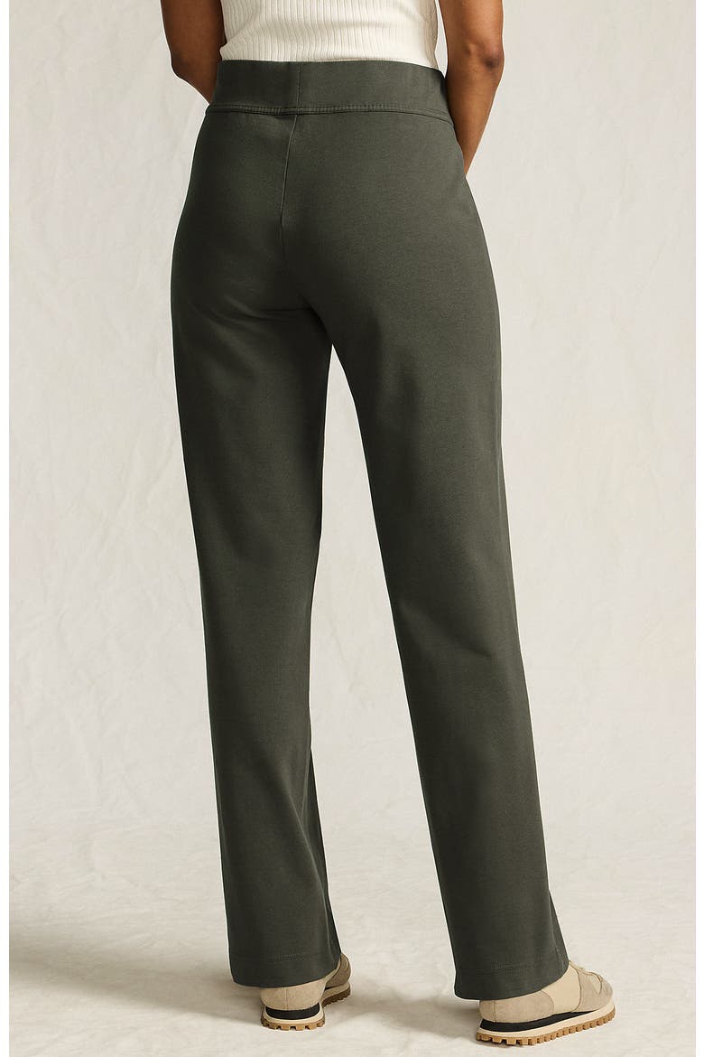 Starfish Mid Rise Straight Leg Pants, Alternate, color, Forest Moss