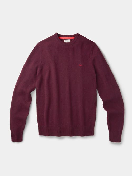 Aubin Westbourne Crew Neck Sweater In Red