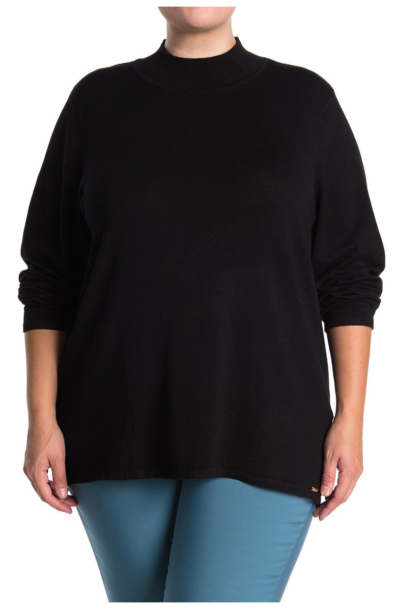 T Tahari Mock Neck Pullover Sweater, Main, color, 
