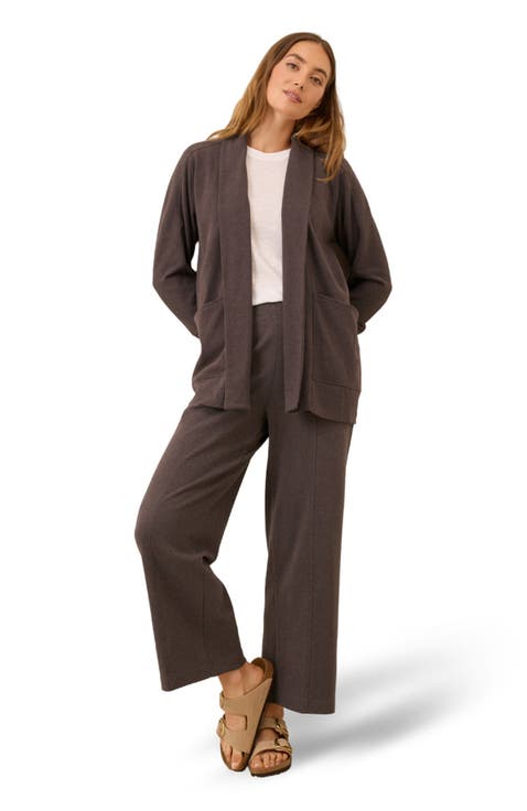 Organic Cotton Airplane Pintuck Wide Leg Pant