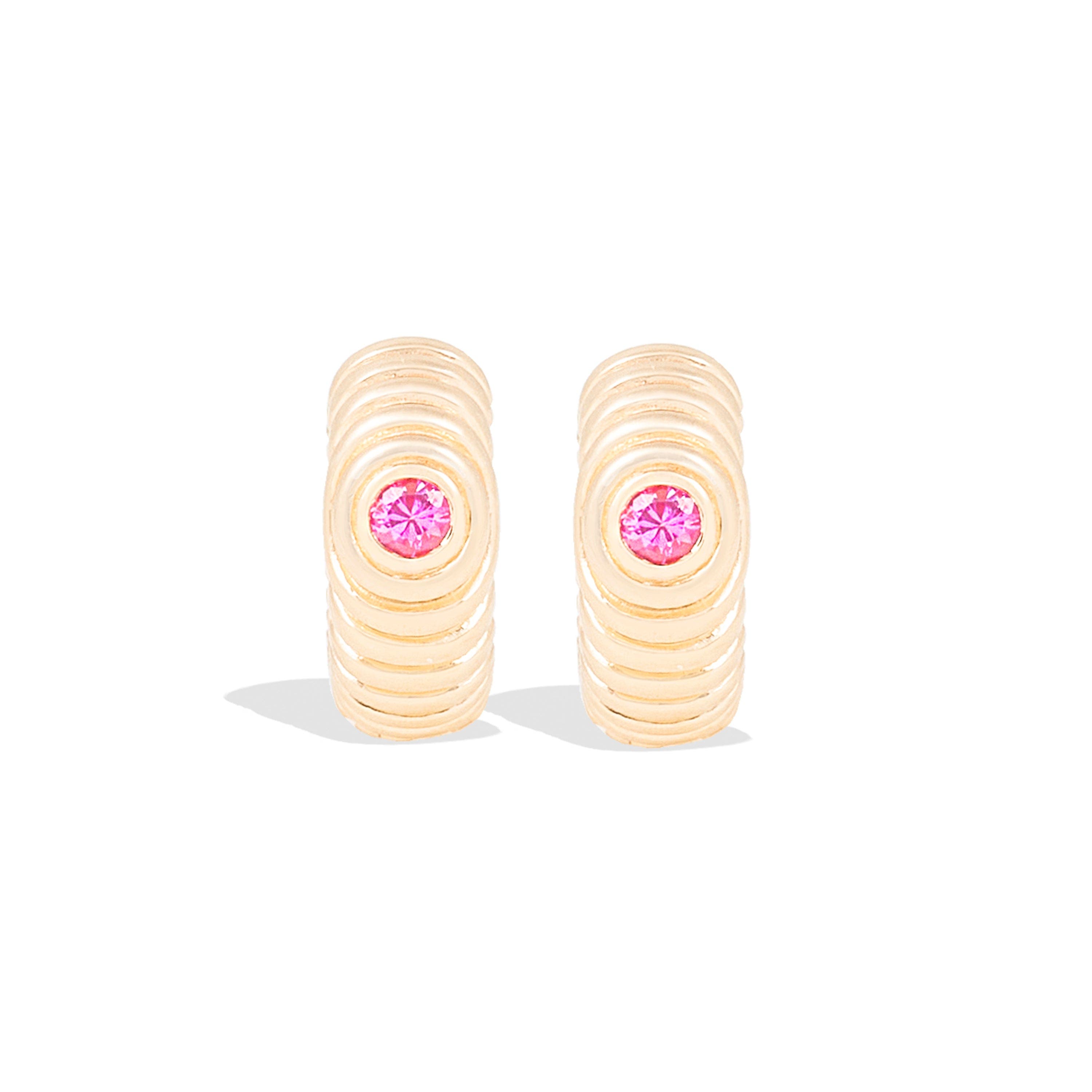 Pink Sapphire- Gold