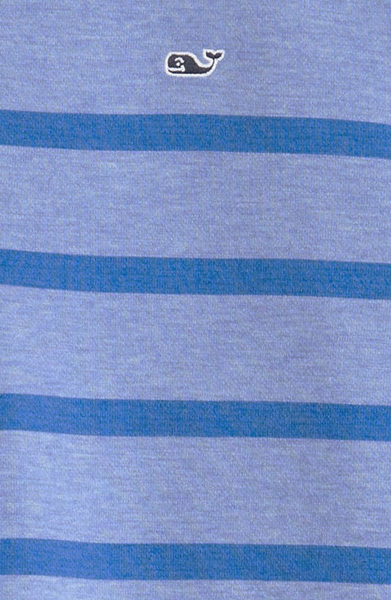 vineyard vines Kids' Saltwater Breton Stripe Quarter Zip Pullover, Alternate, color, 