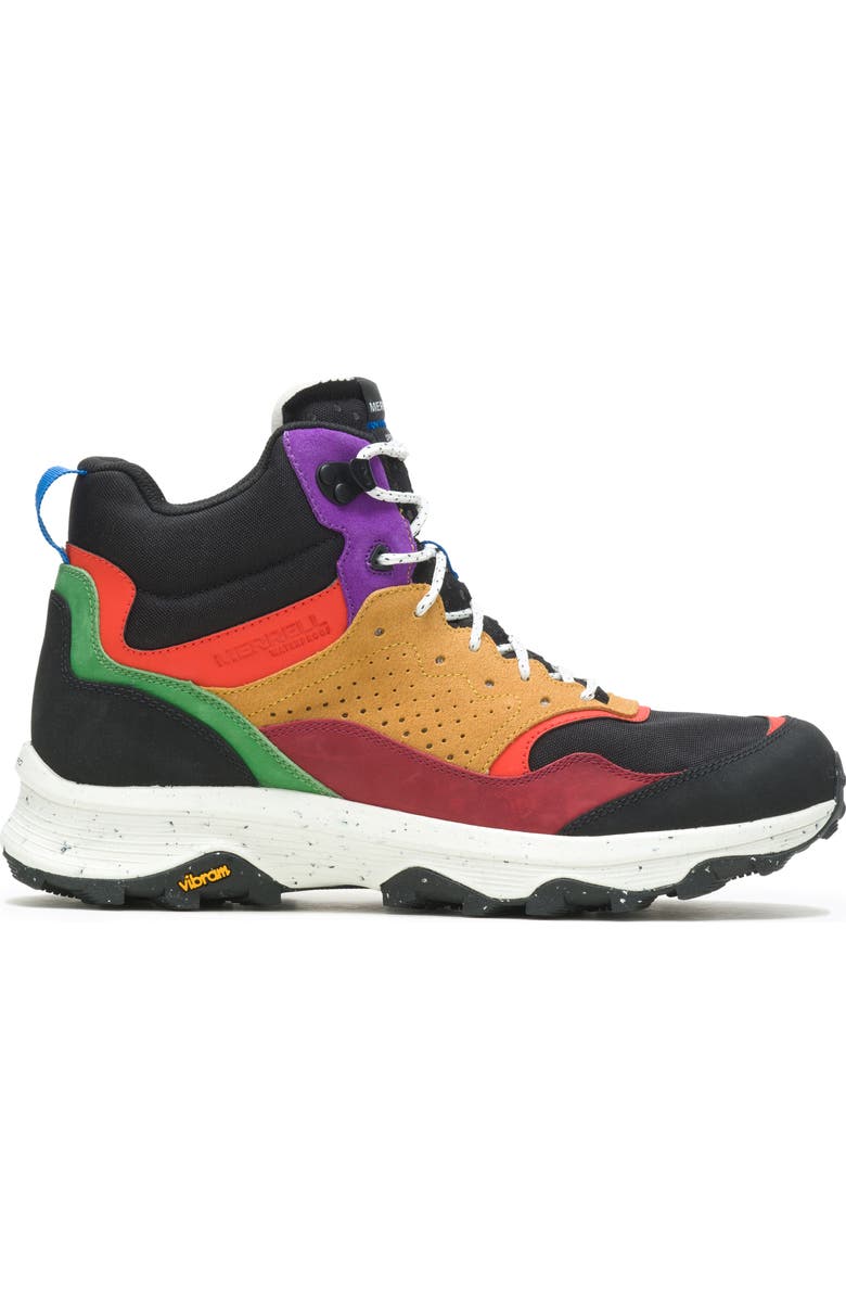 Merrell Speed Solo Mid Waterproof High Top Hiking Sneaker, Alternate, color,