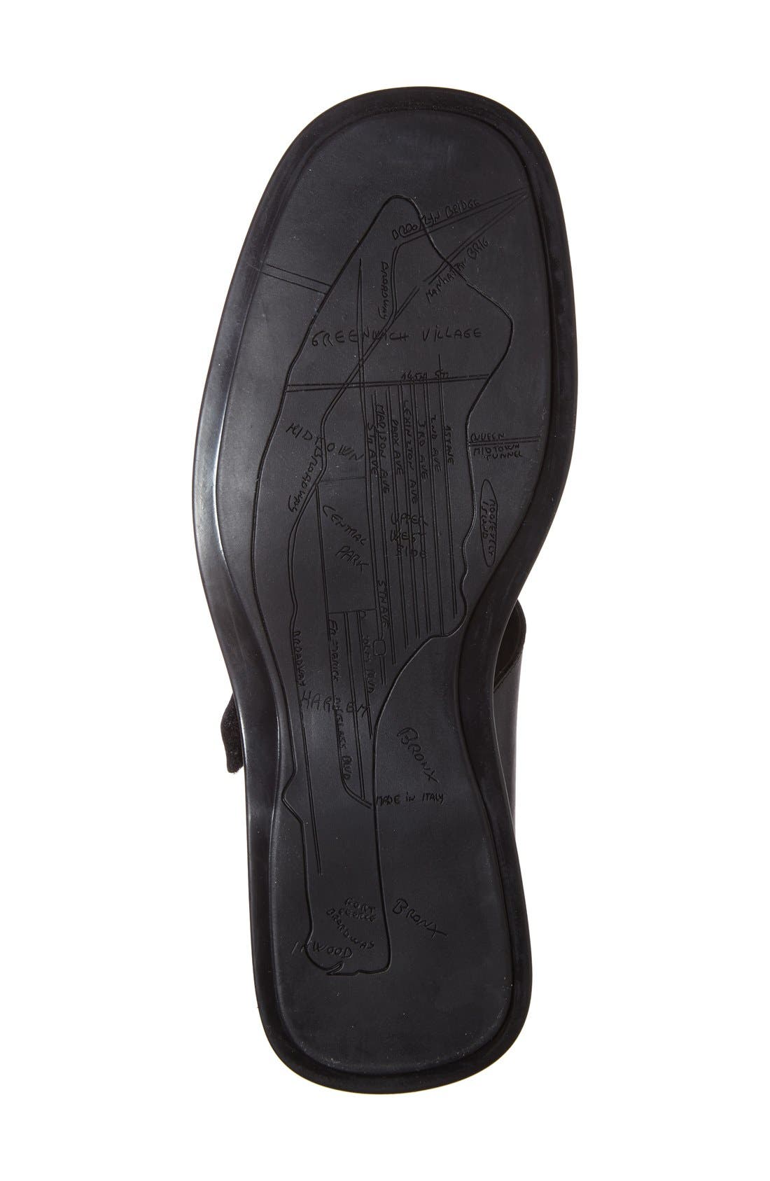 'Barbados' Fisherman Sandal, Alternate, color, BLACK