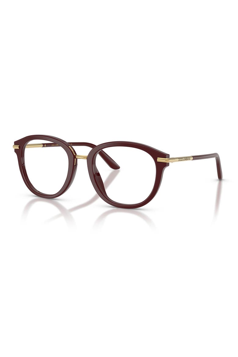 53mm Phantos Optical Glasses, Alternate, color, BORDEAUX / DEMO LENS