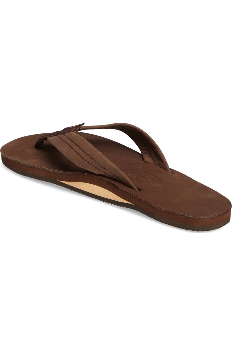 Rainbow<sup>®</sup> Rainbow Wide Strap Flip Flop, Alternate, color, Expresso