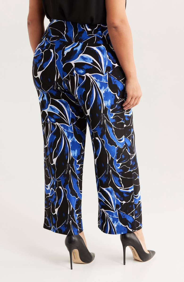 Anne Klein High Waist Pull-On Wide Leg Trousers, Alternate, color,