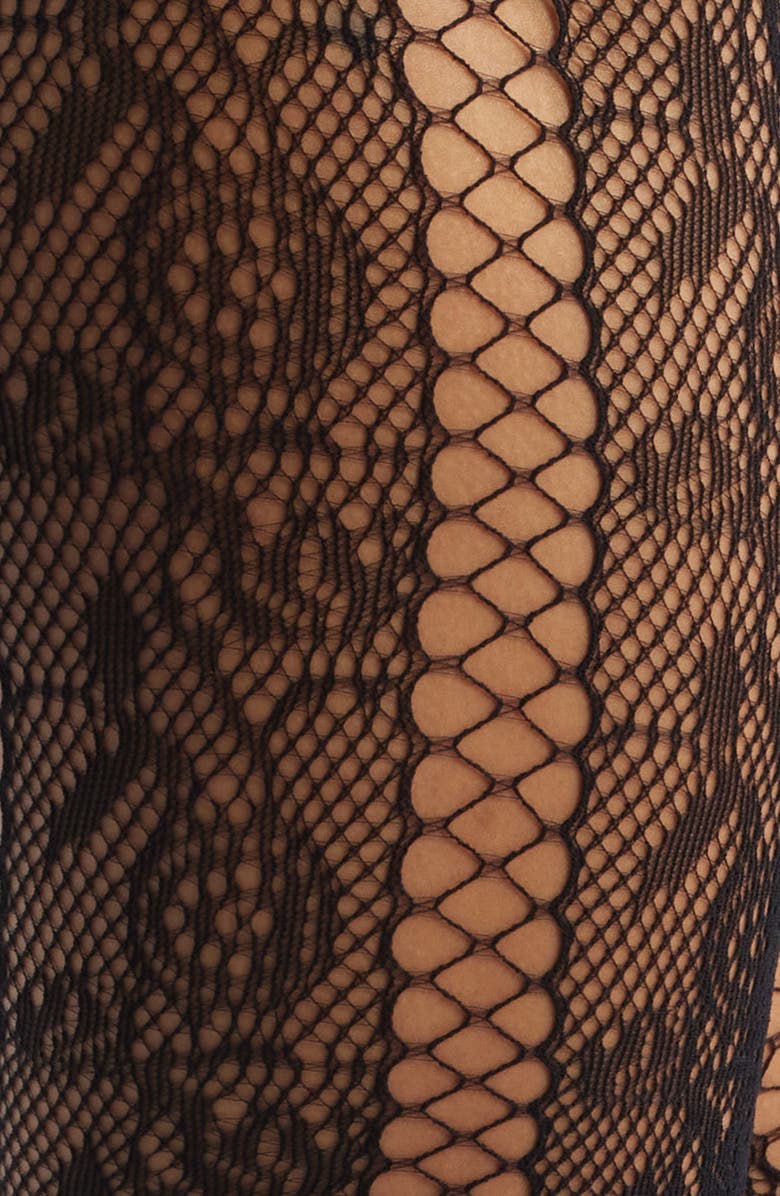 HIGH HEEL JUNGLE Venom Sheer Tights, Alternate, color, Black