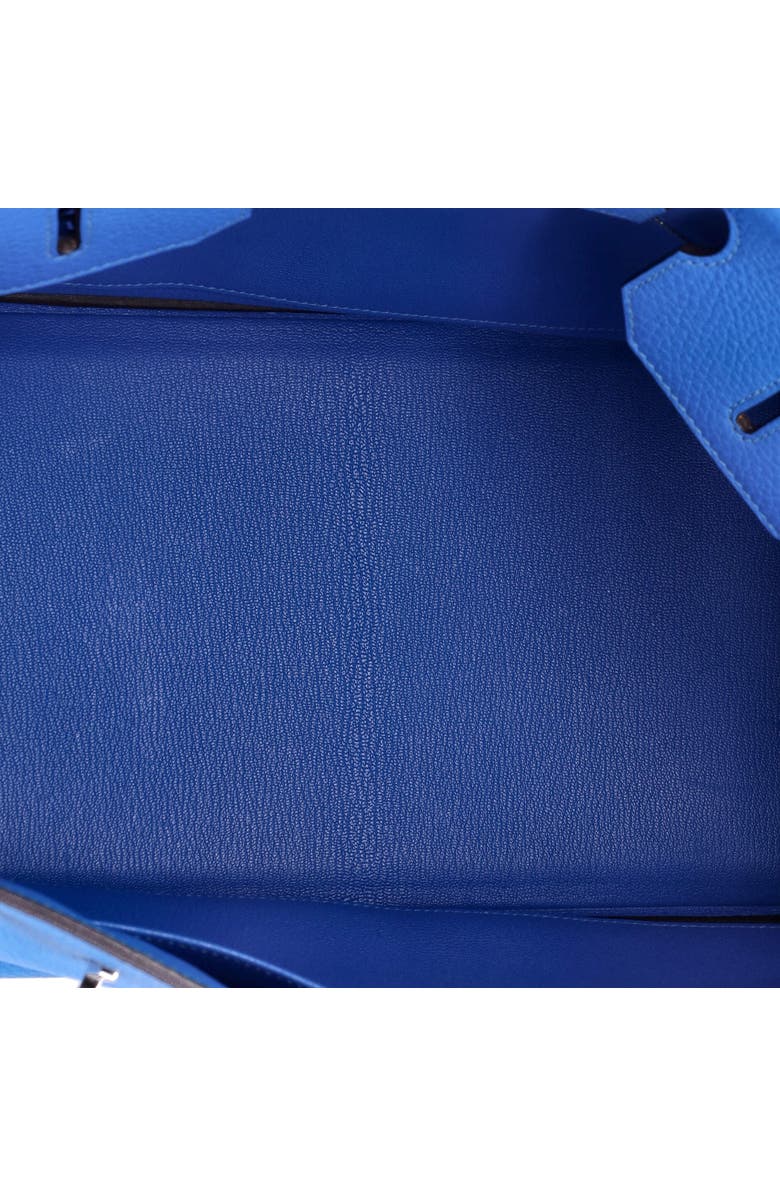 Pre-Owned Hermes Birkin Handbag Blue Togo with Palladium Hardware 35, Alternate, color, Bleu Hydra