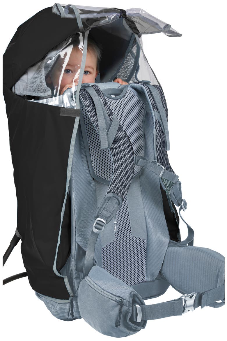 Sapling Child Carrier Rain Cover, Alternate, color, BLACK