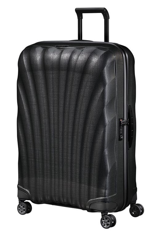 Samsonite C-lite Hardside Large Checked Spinner Luggage In Black