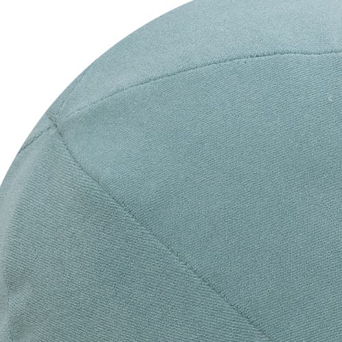 Elaine Smith Plush Velvet Indoor & Outdoor Woven Accent Orb Pillow In Blue