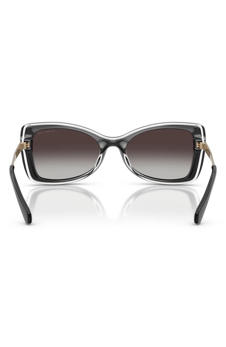 Michael Kors Malaga 53mm Gradient Butterfly Sunglasses, Alternate, color,