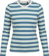 Faves Long Sleeve Ribbed V-Neck Tee