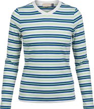 Faves Long Sleeve Ribbed V-Neck Tee
