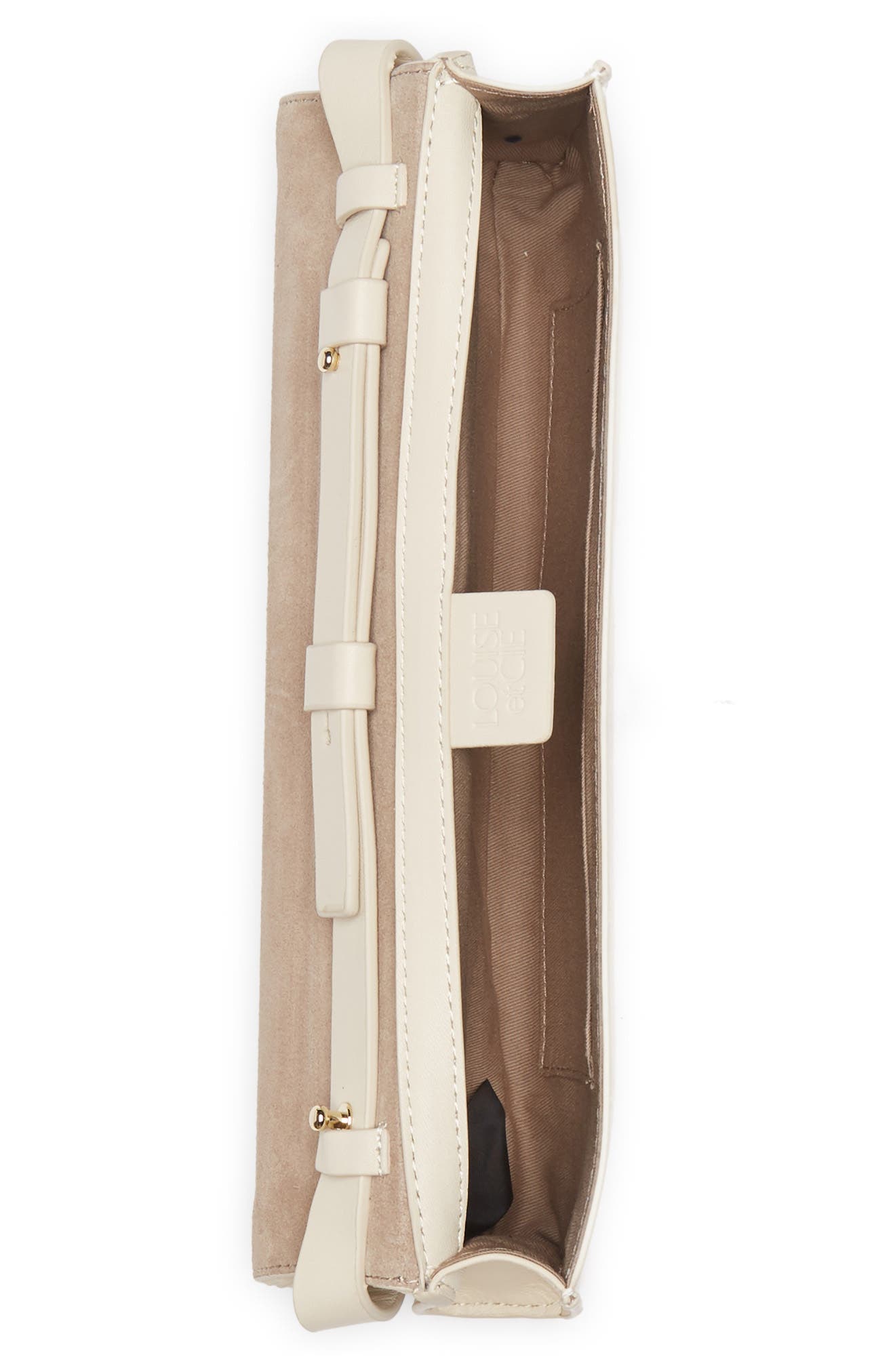 Louise et Cie Alez Quilted Padded Leather Clutch, Alternate, color, 