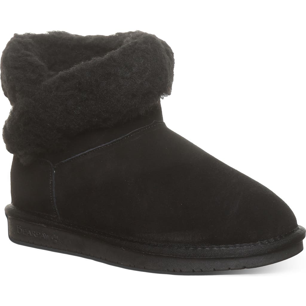 Bearpaw Franie Faux Shearling Lined Bootie In Black