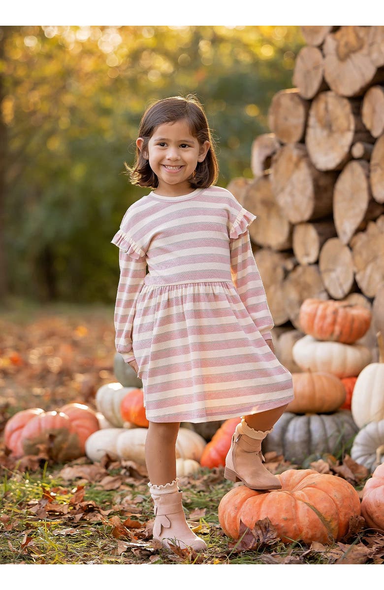 Mabel + Honey Candy Stripe Dress, Alternate, color, Pink