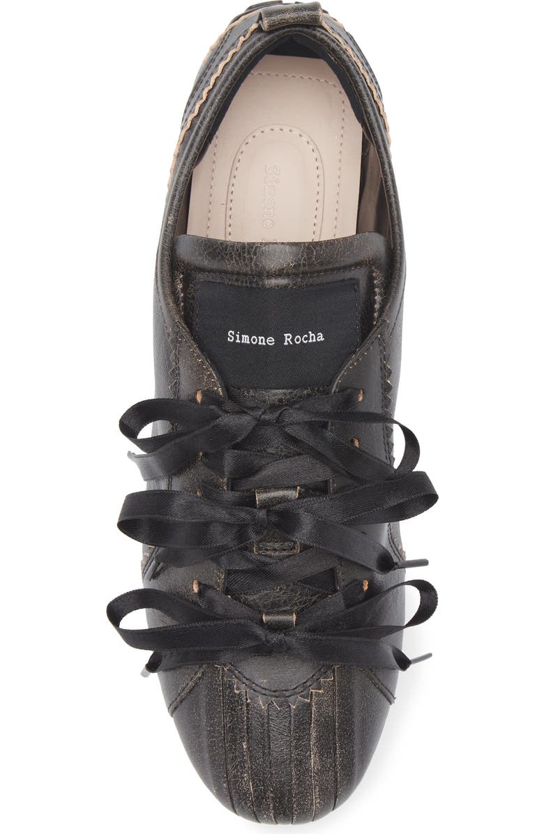 Simone Rocha Ballerina Grip Sneaker, Alternate, color, Dark Brown