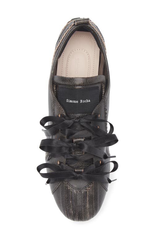 Simone Rocha Ballerina Grip Sneaker In Brown