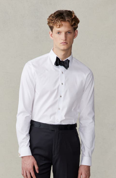 Slim Stretch Cotton Dress Shirt