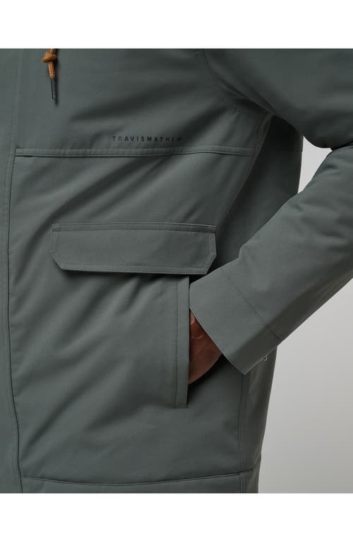 Travismathew Mountain Pass Waterproof Jacket In Dark Olive