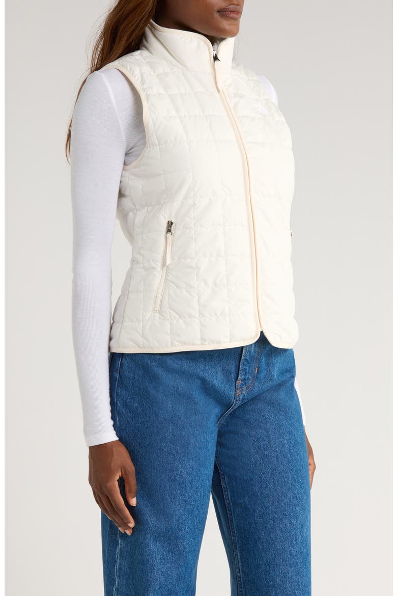 Junction Quilted Heatseeker Eco Vest, Alternate, color, WHITE DUNE